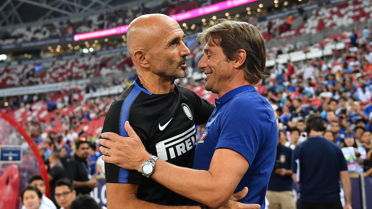 Una sola amichevole, poi due carriere a "scacchiera": la prima volta di Conte e Spalletti