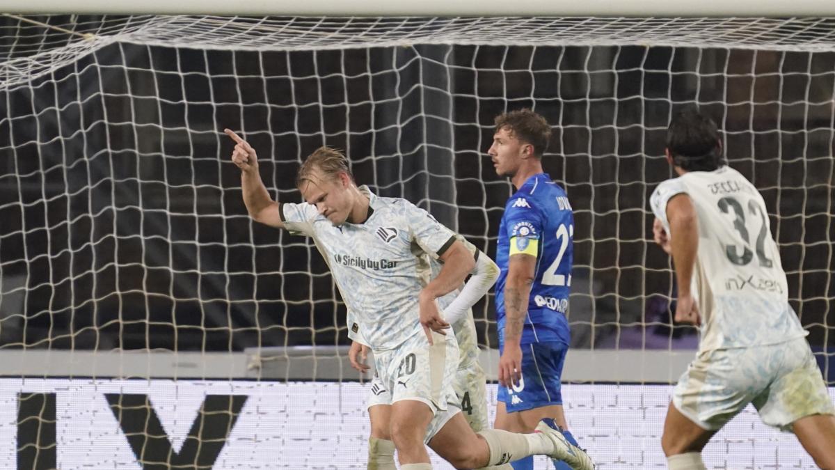 Rullo Palermo: La Douaron e doppio Pohjanpalo, Empoli piegato 3-1. Inzaghi terzo a -2 dal Frosinone
