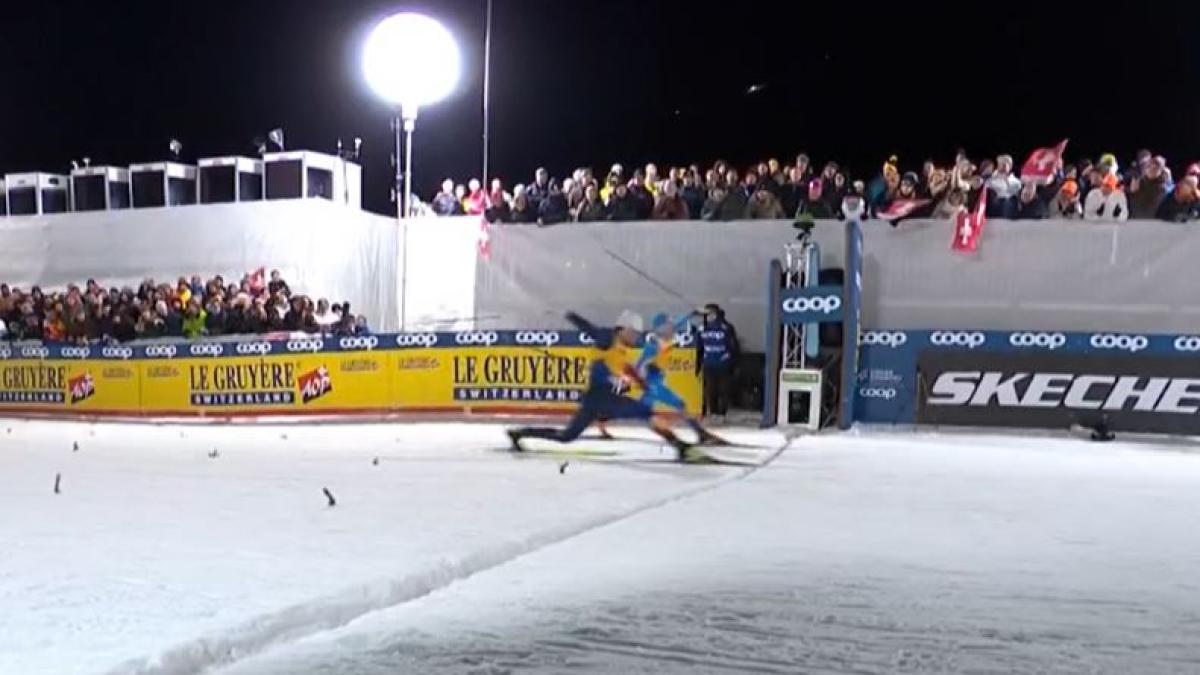 Sprint di Davos: Pellegrino beffato solo al fotofinish dal francese Chanavat