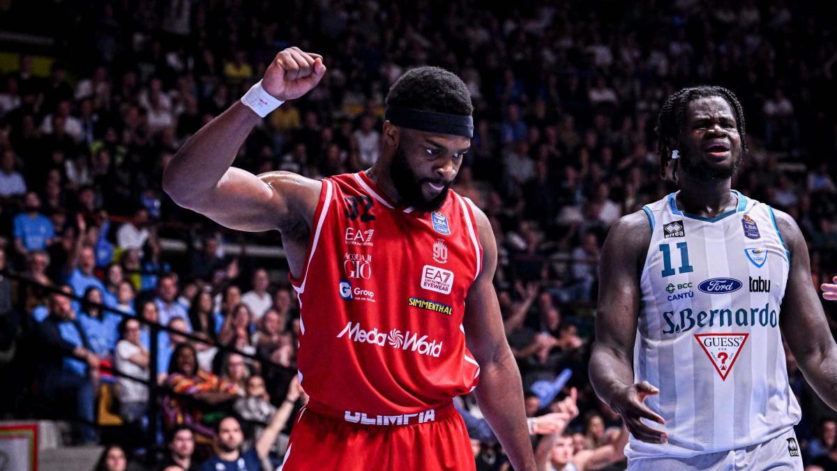 Serie A, il derby va all'Olimpia: un super Nebo abbatte Cantù