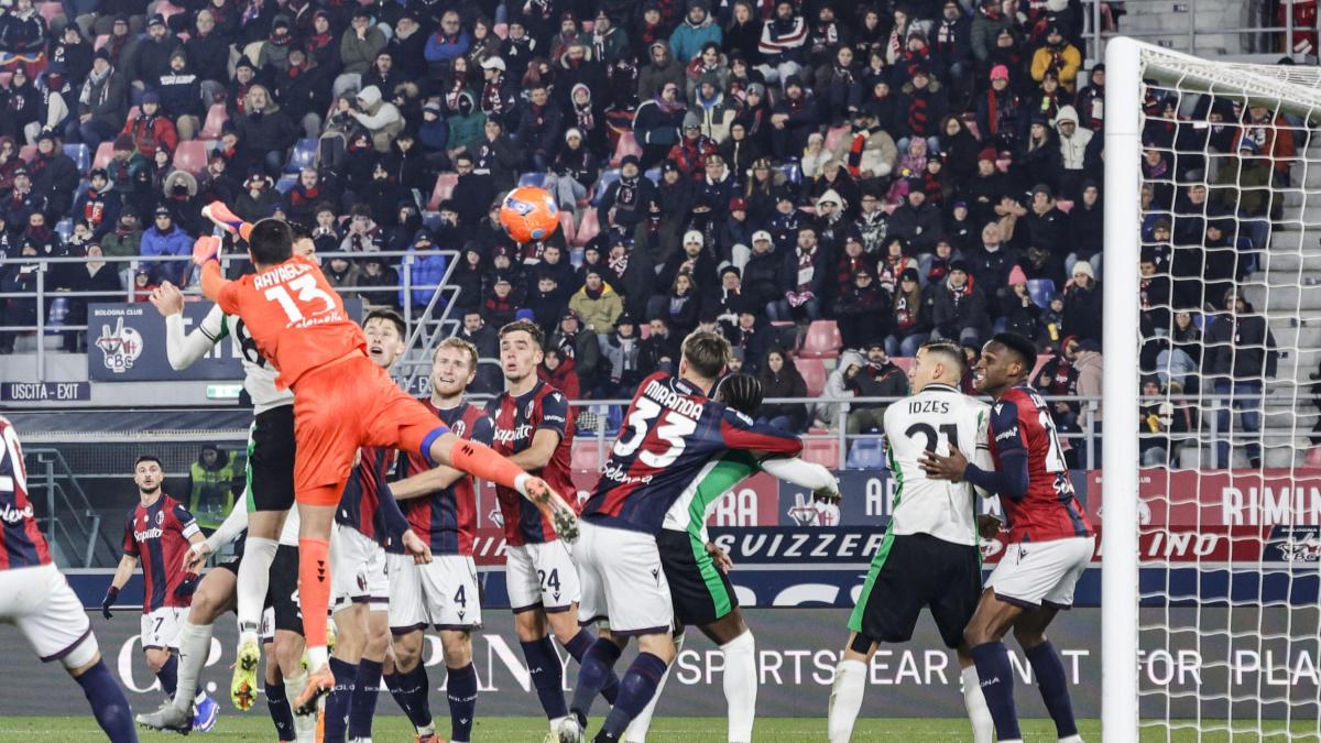 Il Bologna non vince più: Ravaglia sbaglia, Muharemovic no. Il Sassuolo si prende un punto