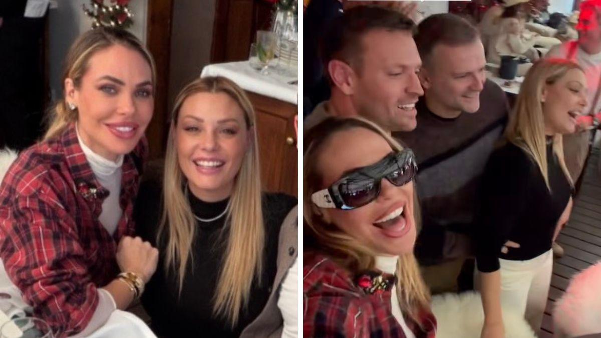 Ilary Blasi e Tamara Pisnoli a Cortina: le ex di Totti e De Rossi in vacanza con vip e politici