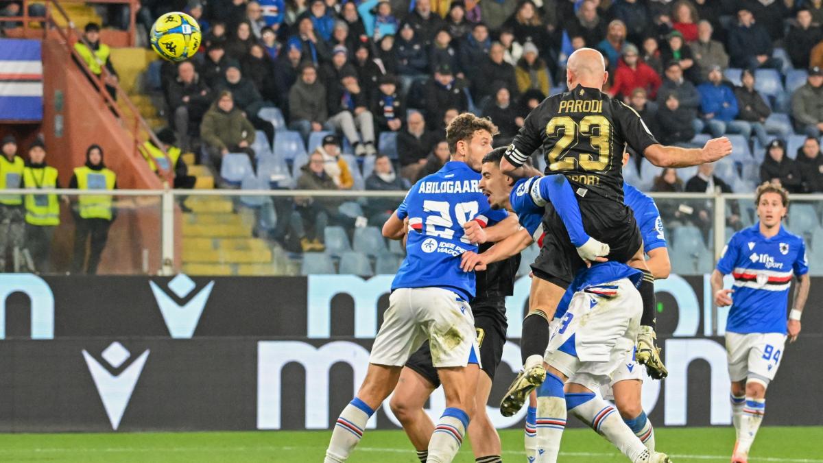 Sampdoria, altra chance sprecata: gran gol di Cherubini, poi l'Entella fa 1-1