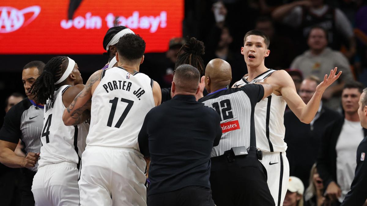 Notte di risse in Nba: scintille Dort-Fears in OKC-New Orleans, tutti contro tutti in Phoenix-Brooklyn