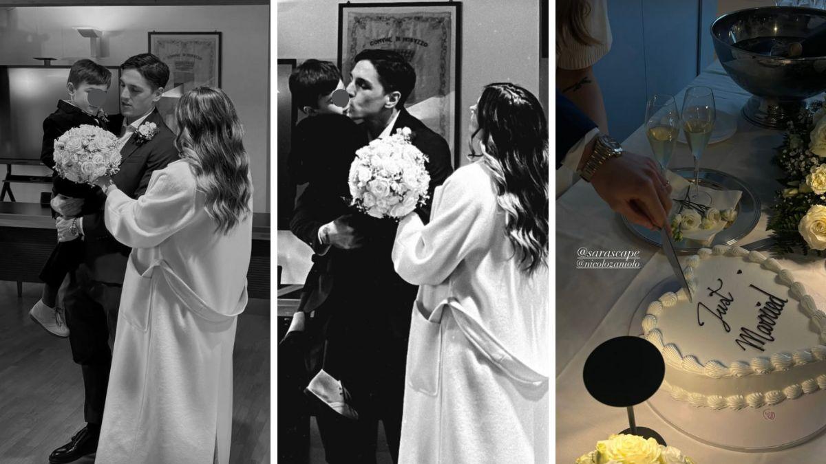 Zaniolo, matrimonio a sorpresa: si è sposato con Sara Scaperrotta