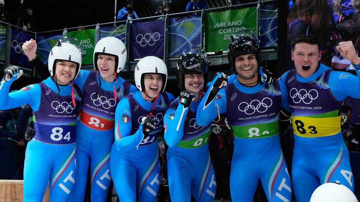 Italia di bronzo nella staffetta mista slittino. Ucraini in ginocchio per lo squalificato Heraskevych