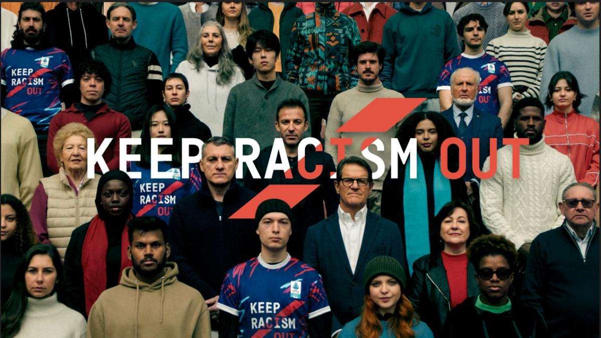 Torna in Serie A la campagna "Keep Racism out": Capello, Vieri e Del Piero testimonal
