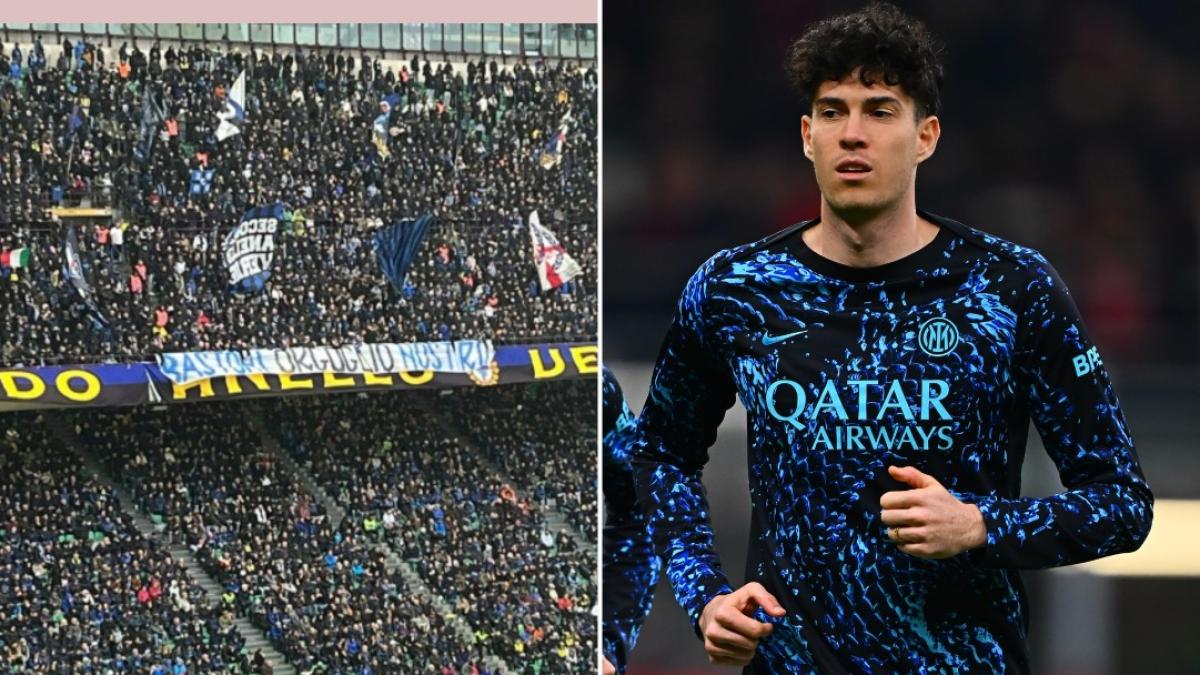 "Bastoni orgoglio nostro", poi i cori: così San Siro riabbraccia Alessandro