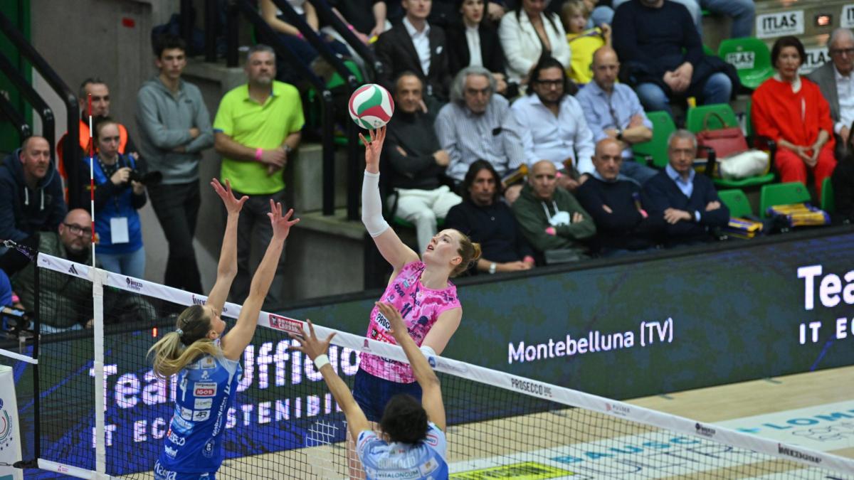 Conegliano, rimonta d'autore contro Novara in gara-1 della semifinale scudetto