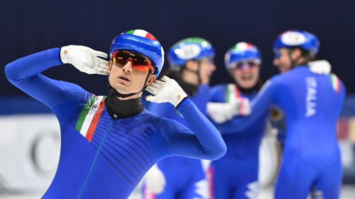 Mondiali short track: la staffetta mista è d’oro come a Milano Cortina