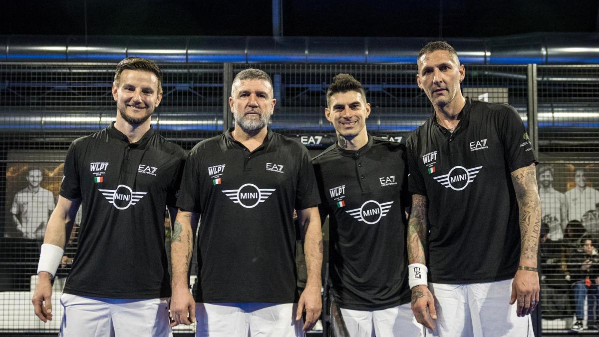 EA7 World Legends Padel Tour: a Milano Candela e Rakitic battono Perotti e Materazzi