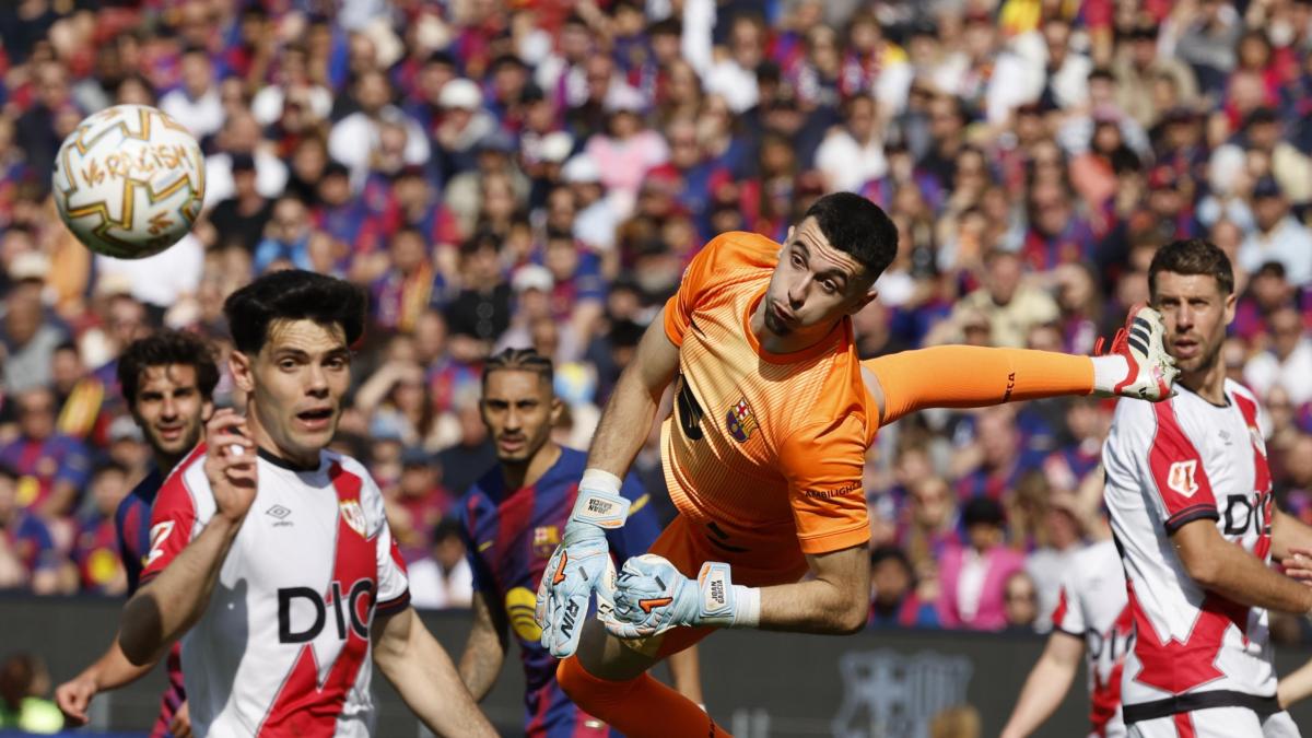 Il Barcellona vince con Araujo e i miracoli di Garcia: +7 aspettando il derby di Madrid