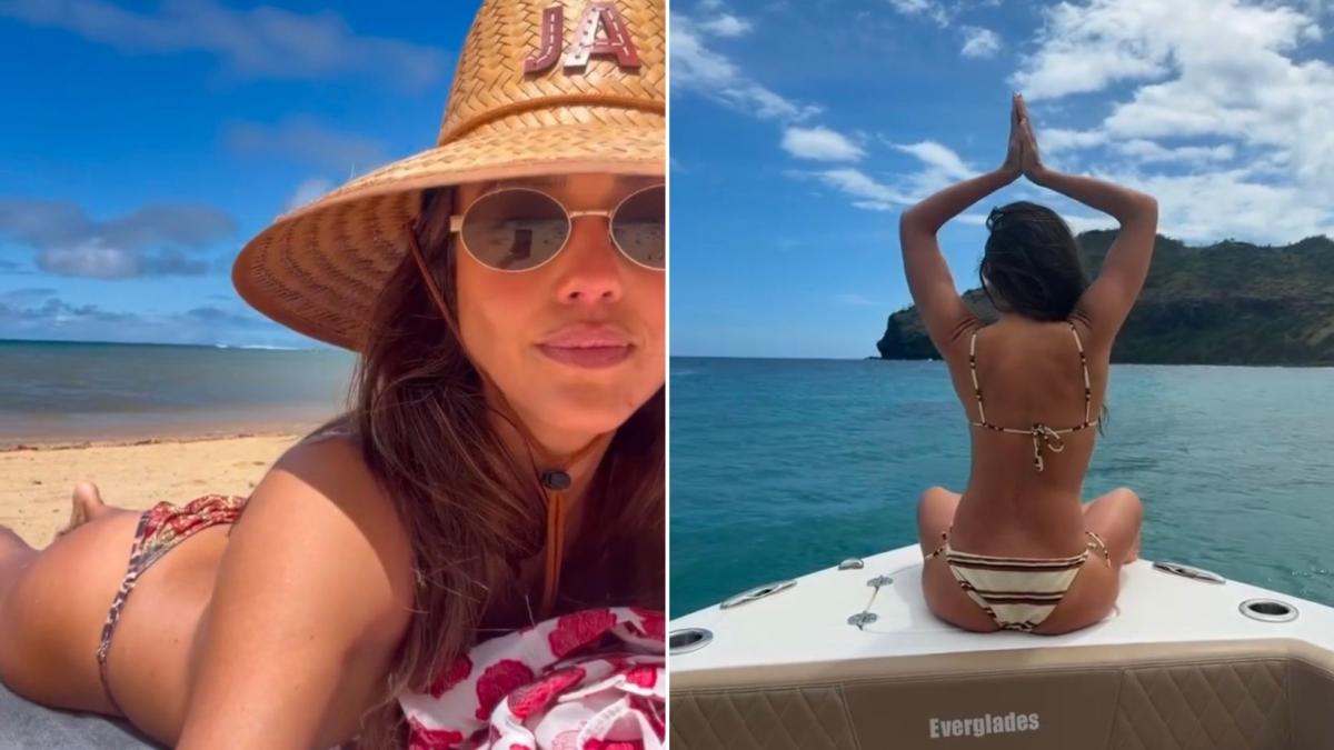 Jessica Alba in bikini alle Hawaii: l'attrice in vacanza coi figli senza Danny Ramirez