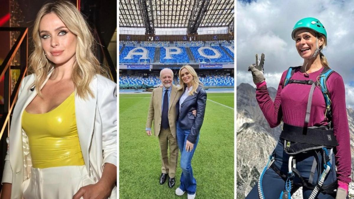 I 50 anni di Serena Autieri al top tra arrampicata, dieta equilibrata e il suo Napoli