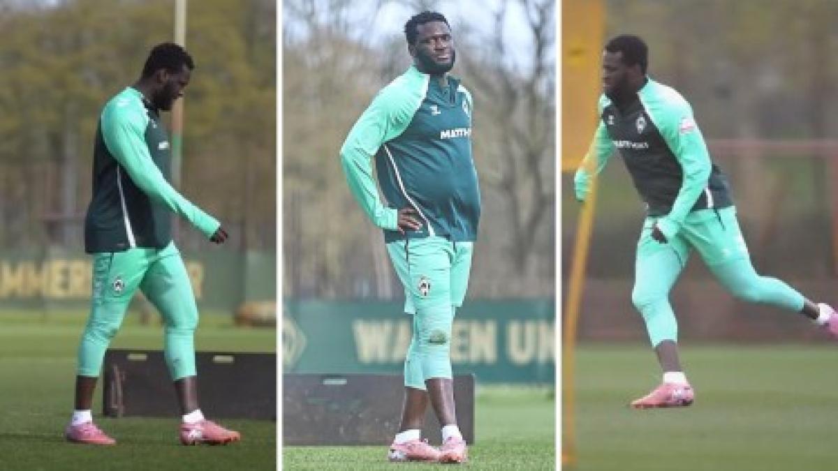 "Sì, ha qualche grammo di troppo ma...". Milan, ti ricordi Boniface? Dopo l'operazione torna così al Werder