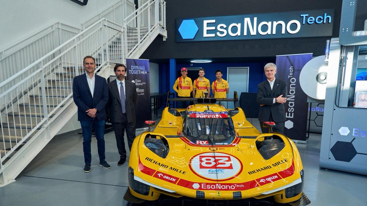 Esa NanoTech scende in pista con Ferrari: ufficiale la partnership con AF Corse nel mondiale Wec