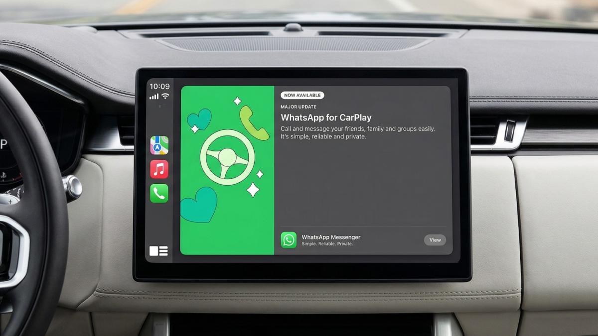 WhatsApp arriva su Apple CarPlay: ora l'uso è più comodo e sicuro