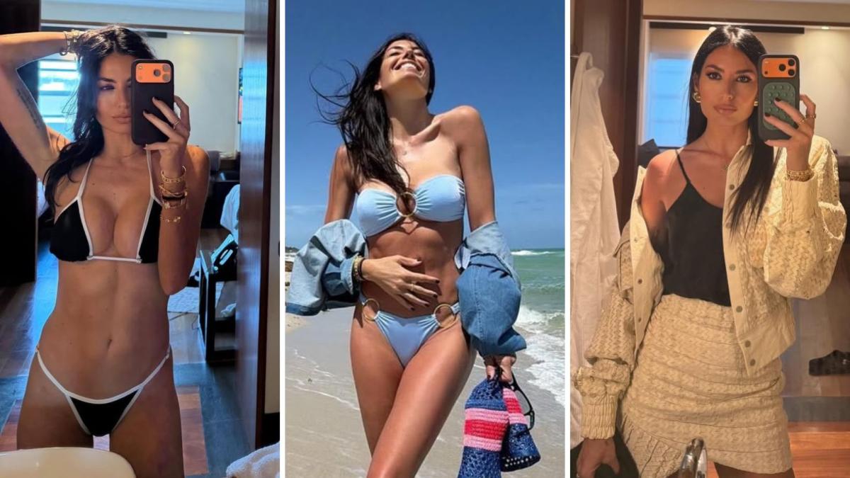 Elisabetta Gregoraci, fuga a Miami tra bikini in spiaggia e selfie allo specchio