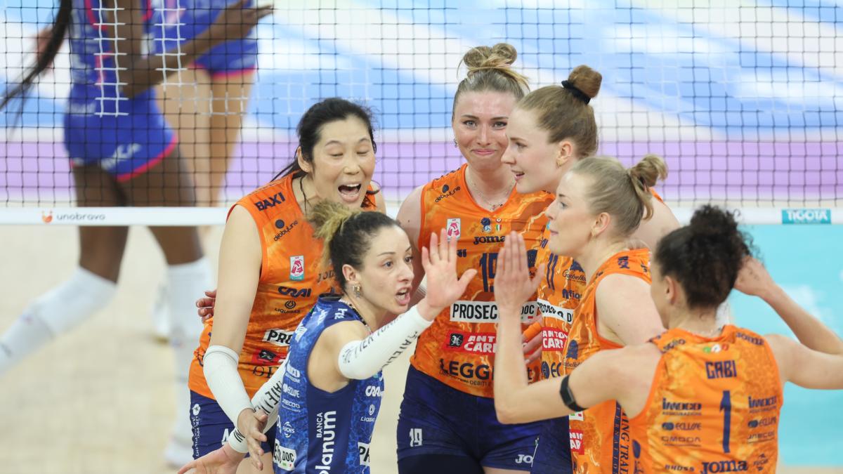 Conegliano travolge Milano in gara-2: lo scudetto è a un passo