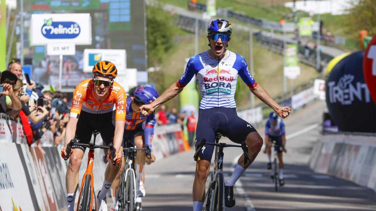 Tour of the Alps: Pellizzari, volata vincente e primato in classifica