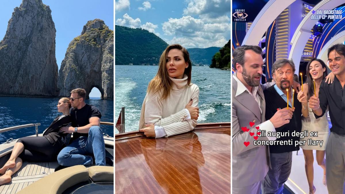 Ilary Blasi, che compleanno! Dalla dedica di fidanzato e figli agli auguri in diretta