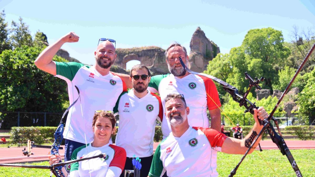 Trionfo azzurro agli Europei di Para-Archery a Roma: 6 ori, 3 argenti e 2 bronzi
