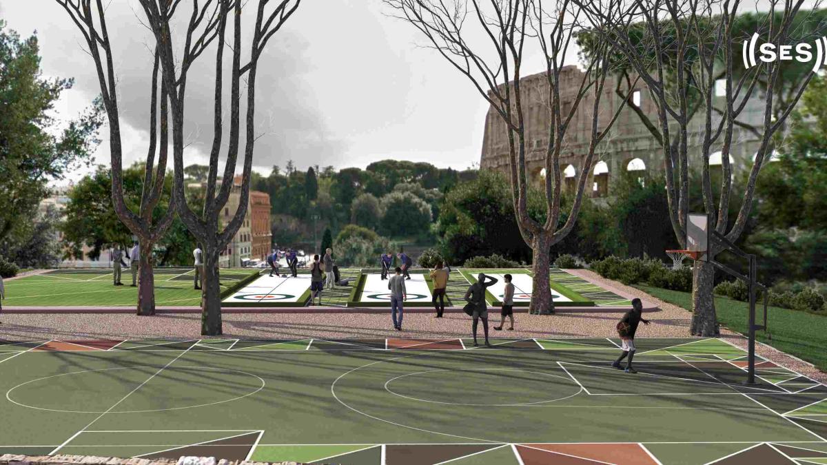 Il curling a Colle Oppio: tre piste per la nuova rivoluzione sportiva di Roma