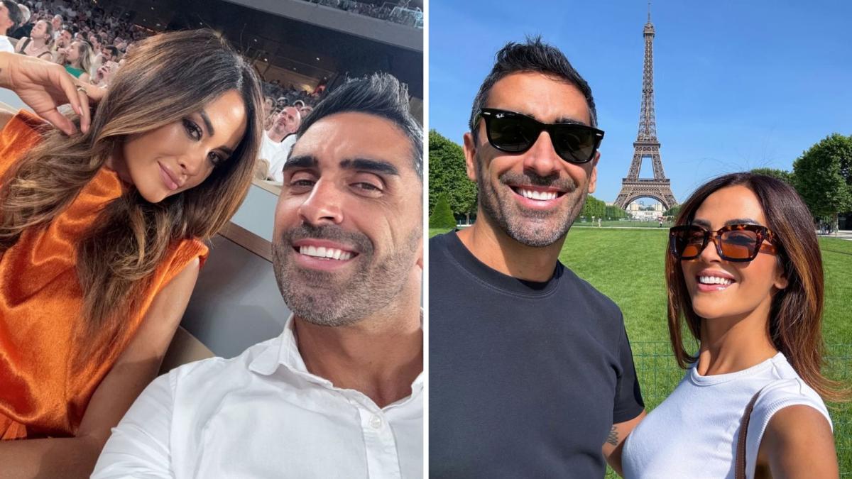 Filippo Magnini e Giorgia Palmas a Parigi tra turismo e Roland Garros