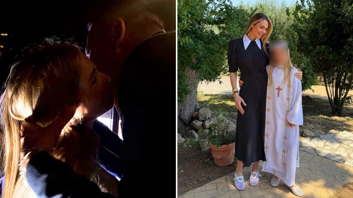 Comunione divisa per Isabel Totti: prima la festa con Ilary e Bastian, poi con Francesco e Noemi