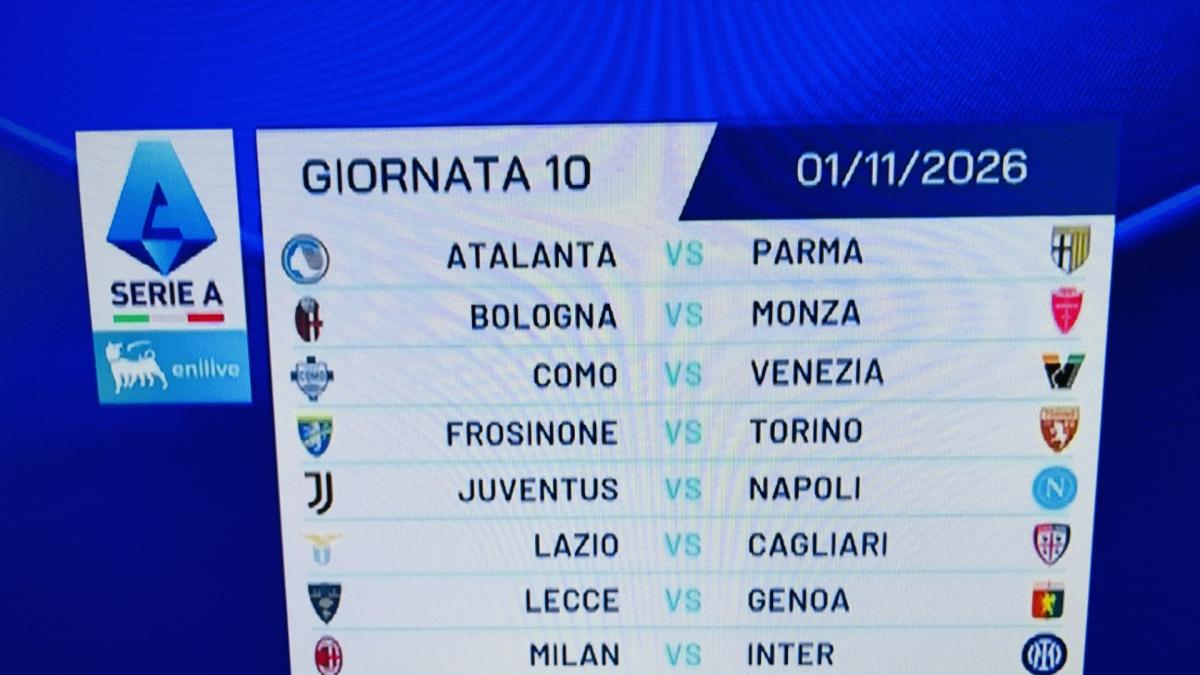 il calendario della serie a 2026 27 via con inter monza alla 3170 juve milan e i tricolori col napoli da Gazzetta.it il calendario della serie a 2026 27 via con inter monza alla 3170 juve milan e i tricolori col napoli