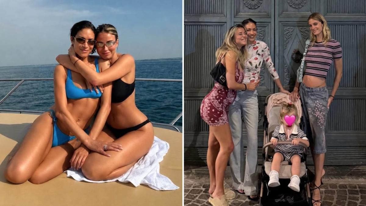 Diletta Leotta e Elodie (con Franceska) in vacanza sul lago: