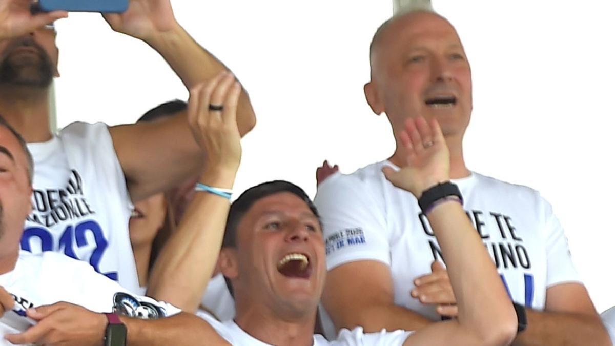 Javier Zanetti in tribuna a seguire il figlio: l'Accademia Inter U14 è campione di Lombardia