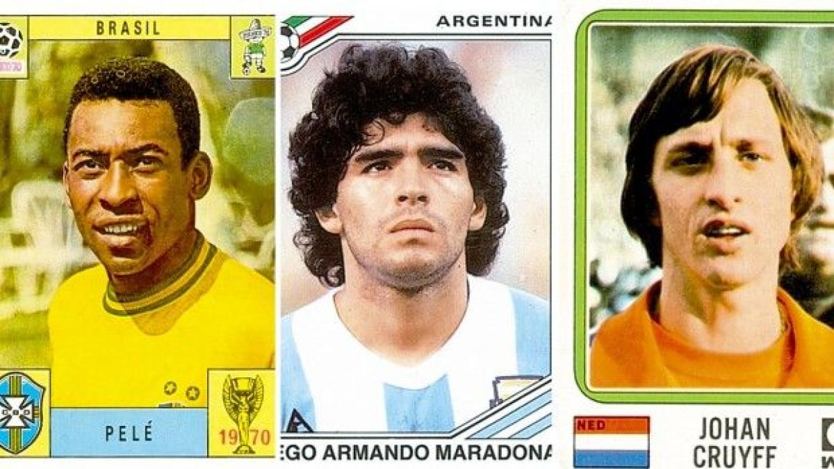 Pelè, Diego e Van Basten, Messi e Baggio: i 28 calciatori più grandi dei Mondiali firmati Panini