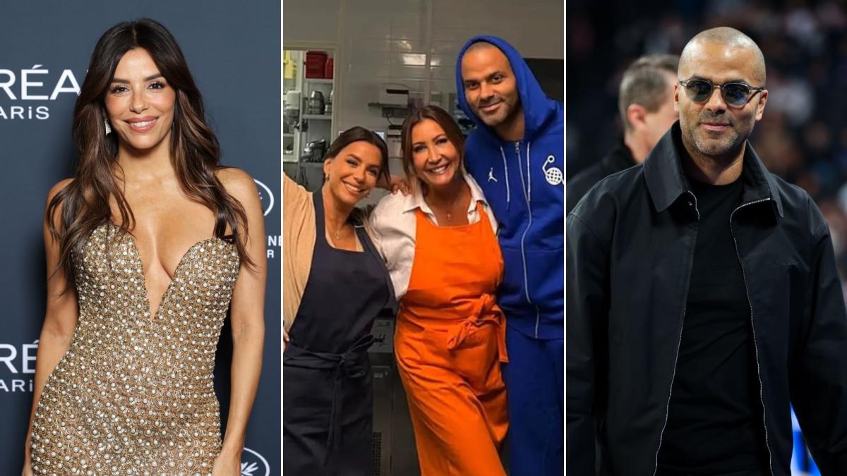 Eva Longoria ritrova l'ex Tony Parker 15 anni dopo