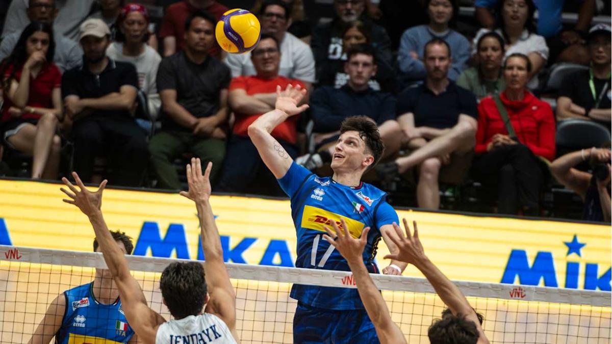 Nations League, l'Italia batte gli Stati Uniti al tie break trascinata da Luca Porro