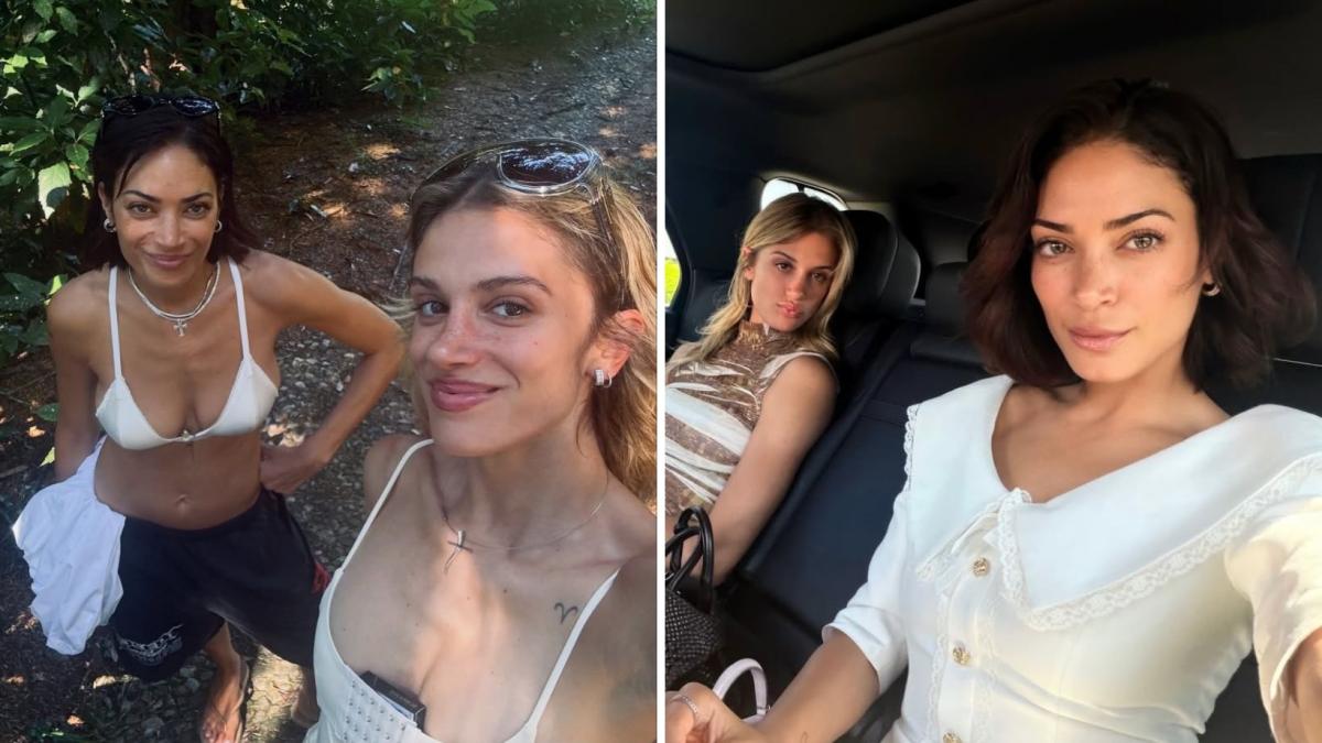 Elodie e Franceska Nuredini, weekend in famiglia sul lago di Alserio