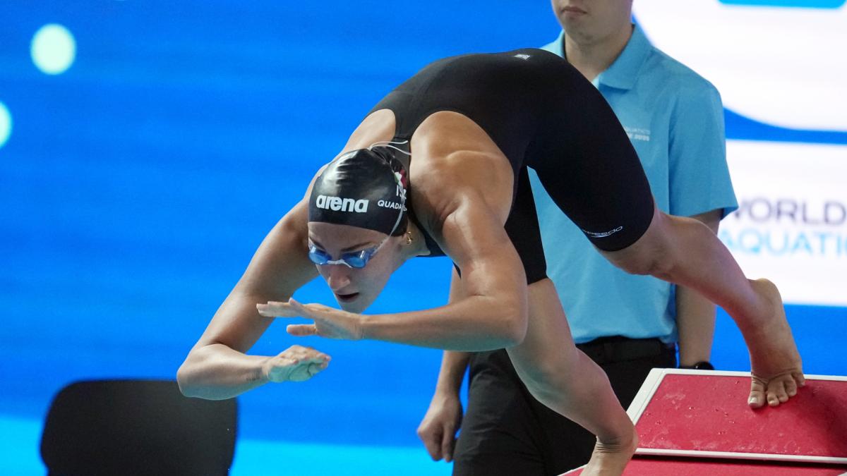 Prima giornata del Settecolli nel segno dei record grazie alla Curtis. Quadarella super nei 1500 sl