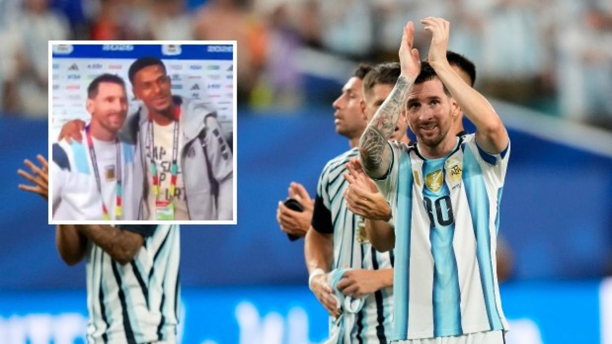 Capo Verde, giocatori in coda per un selfie con Messi. E lui: "Prima i calci, poi le foto"