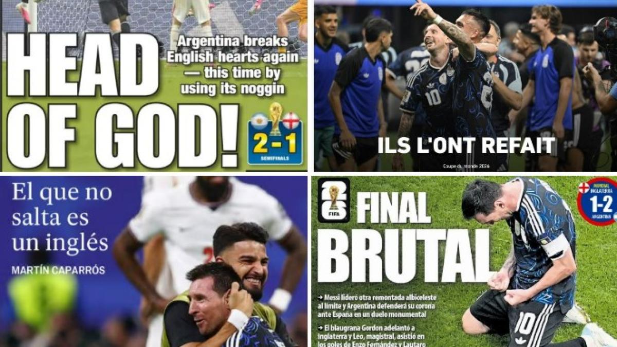 la testa di dio l hanno rifatto le reazioni della stampa estera alla vittoria dell argentina da Gazzetta.it la testa di dio l hanno rifatto le reazioni della stampa estera alla vittoria dell argentina