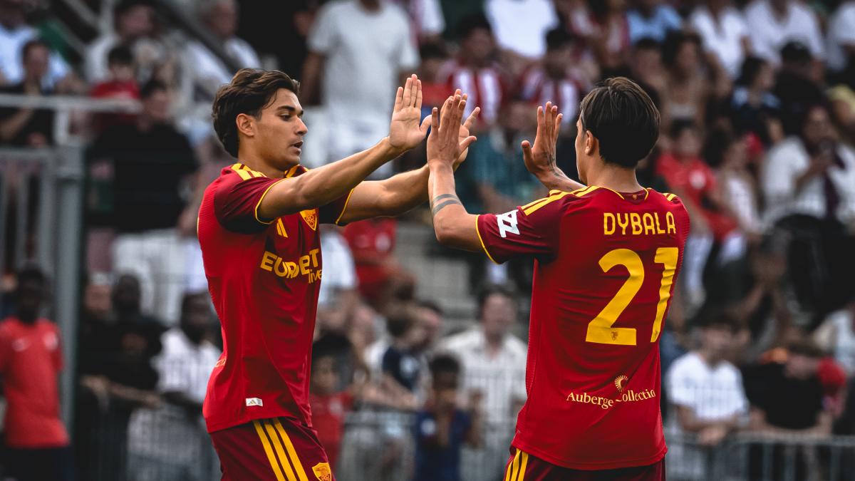 Dybala incanta, ma la Roma si spegne a 20' dalla fine: da 3-0 a 3-3 col Cannes