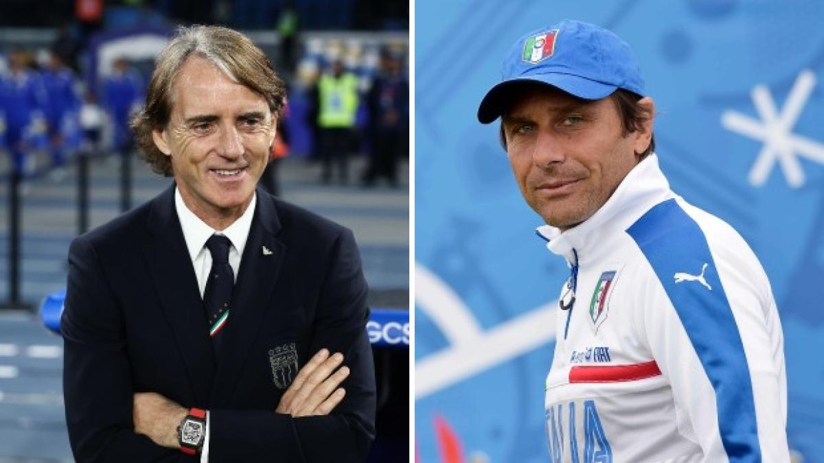 Ora è un'Italia per due: la Serie A vuole Conte, ma Mancini adesso è davanti