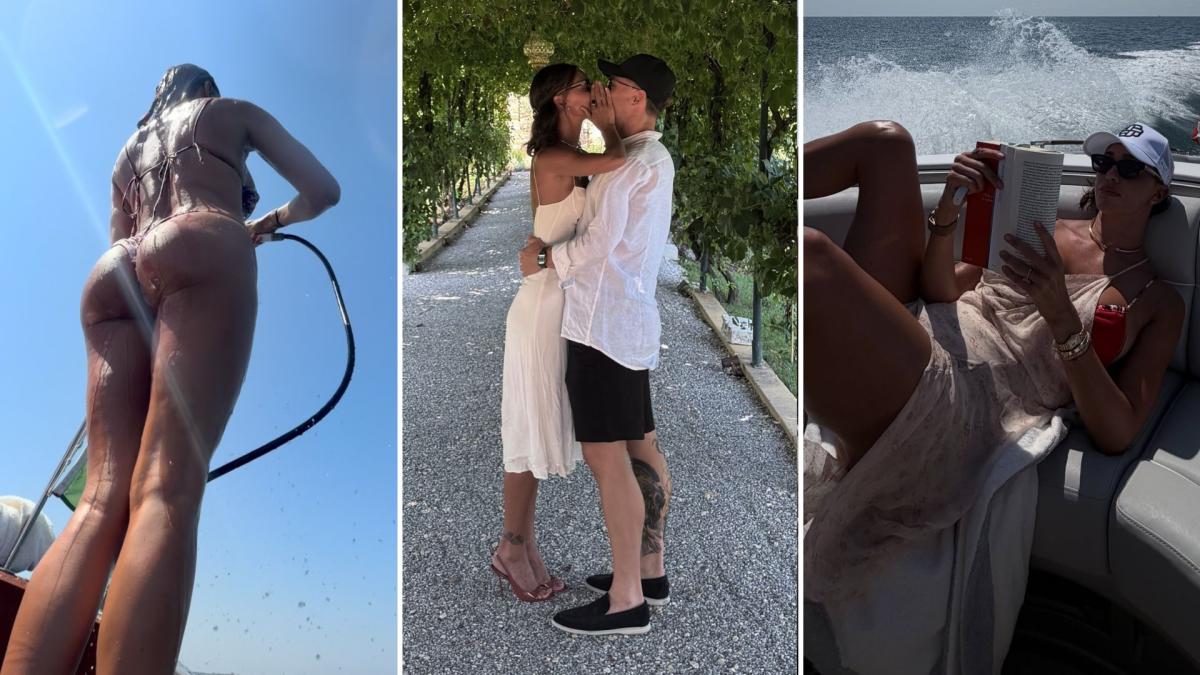 L'estate di Belen Rodriguez e Gaetano Fidanzati: scatti bollenti e relax tra Venezia e Albarella