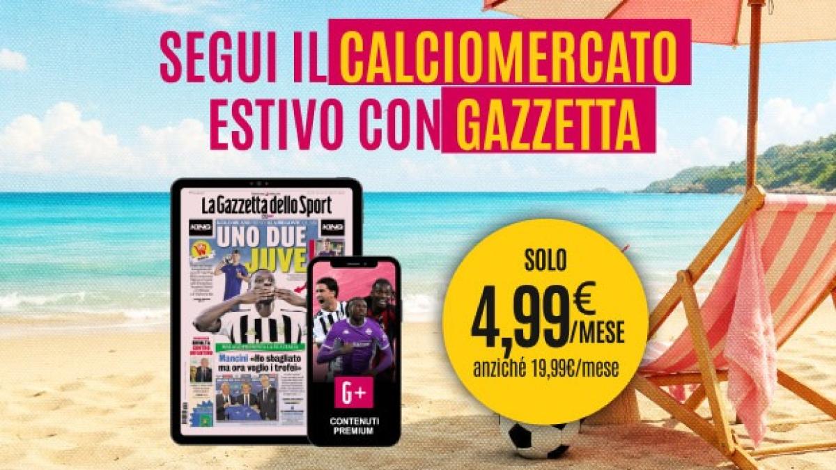 Gazzetta's Summer Transfer Window: G ALL Digital Subscription Deal at 4.99€/month