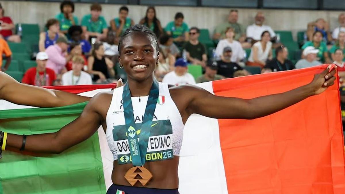 Impresa di Doualla: a 16 anni è bronzo sui 100 ai Mondiali U20. Nessuna italiana mai come lei