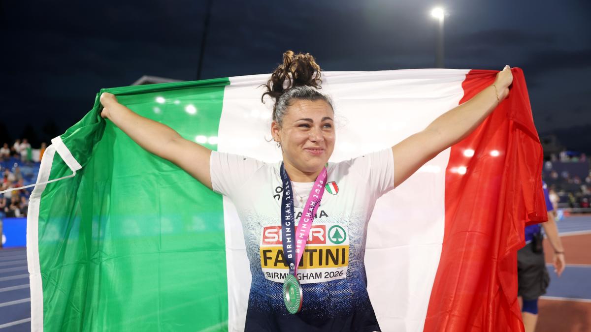 Fantini, tris europeo nel martello: "Riconfermarsi non è scontato. Per la doppietta d'oro c’è tempo"