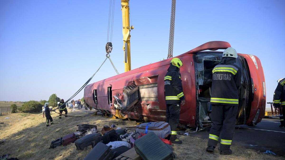 Pullman si ribalta su un fianco, 10 morti e 12 feriti in Ungheria