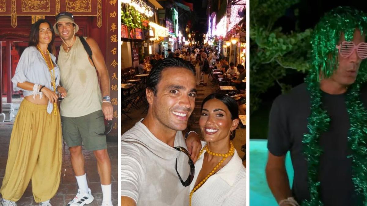 Alessandro Matri, compleanno in famiglia in Vietnam tra parrucche colorate e scherzi