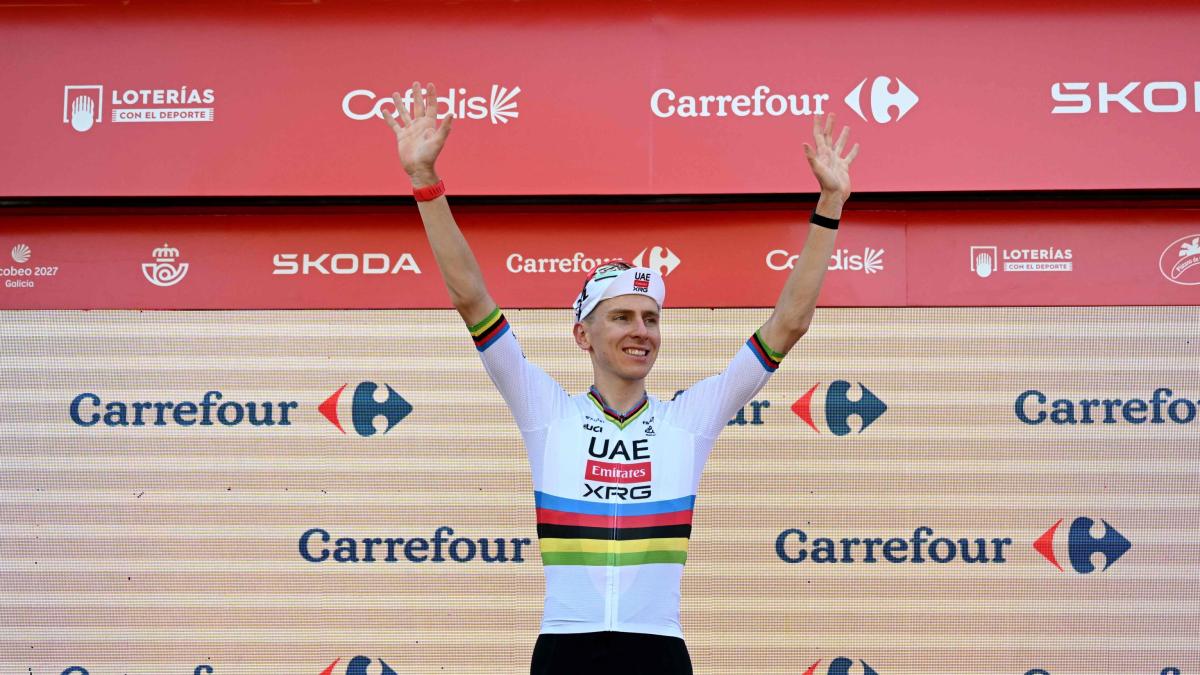 vuelta c 232 solo pogacar tadej batte mas in volata fa tris e rafforza il primato da Gazzetta.it vuelta c 232 solo pogacar tadej batte mas in volata fa tris e rafforza il primato