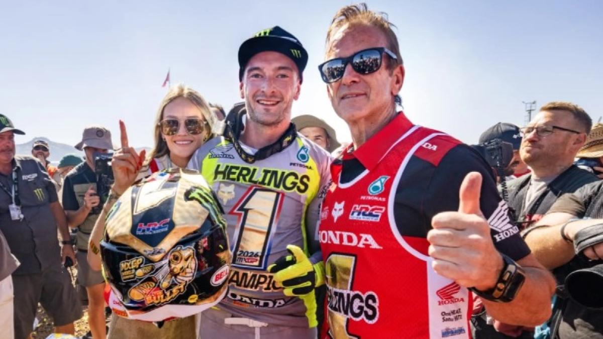 mxgp jeffrey herlings si laurea campione del mondo 2026 con honda da Gazzetta.it mxgp jeffrey herlings si laurea campione del mondo 2026 con honda