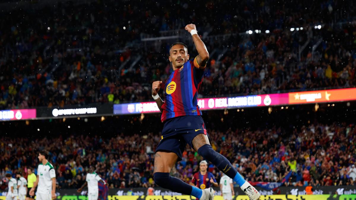 barcellona cos236 232 troppo ne segna 7 al racing santander con super raphinha da Gazzetta.it barcellona cos236 232 troppo ne segna 7 al racing santander con super raphinha